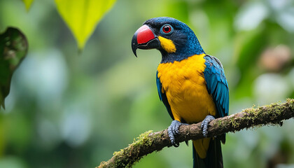 Obraz premium blue and yellow macaw ara