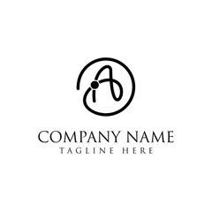 Fototapeta premium Logo letter A design