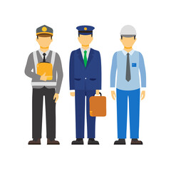 Obraz premium Transport Worker Team Icon