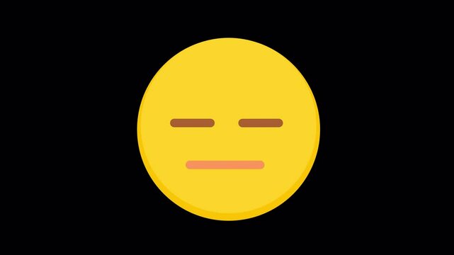 Expressionless face emoji