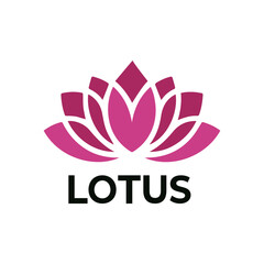 A lotus and flower logo