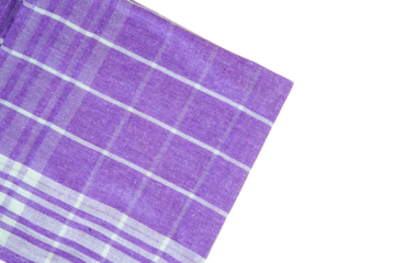 purple fabric cloth for copy space