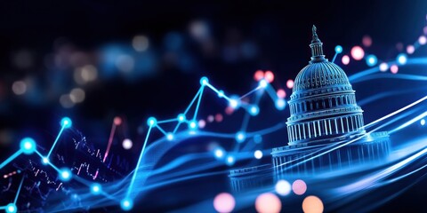 United States Capitol Building Economic Data Visualization