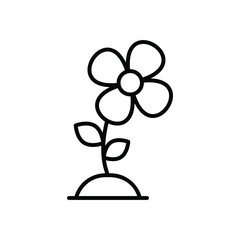 Gardening icon vector stock illustration