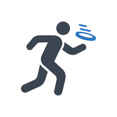 Frisbee Player Icon