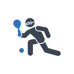 Squash Player Icon