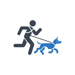 Running with Dog icon