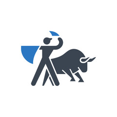 Bullfight icon