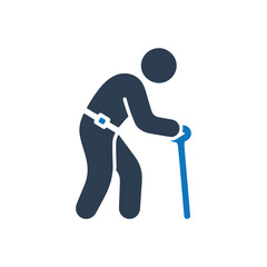 Walking Stick Usage Icon