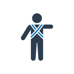 Injured Body with Bandages Icon