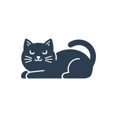 Relaxing Cat Icon