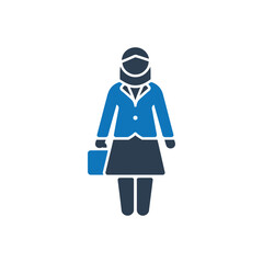 Business Woman Icon