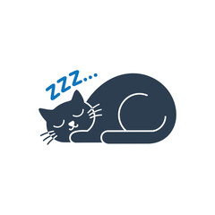 Sleeping Cat Icon