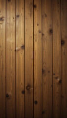 Fototapeta premium Warm Brown Wood Paneling Background Texture. AI Generated
