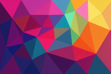 Geometric shapes in vibrant colors, perfectly tiled , colorful, vector