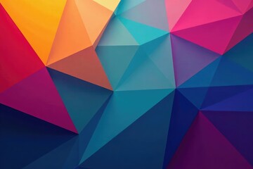 Geometric shapes, vibrant color scheme, modern style, mosaic, color, lines