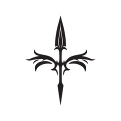 Spear Logo Vector Template Graphic