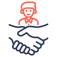 Fototapeta premium Customer Loyalty Icon