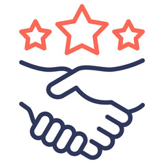 Fototapeta premium Handshake Icon