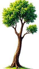 Obraz premium Thick isolated tree branches against a plain white backdrop, woody, tree