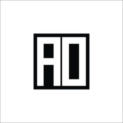 Modern Letter Combination Logo - Minimalistic Design