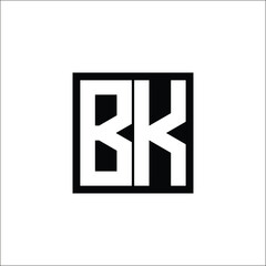 Fototapeta premium Modern Letter Combination Logo - Minimalistic Design