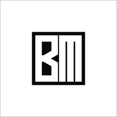 Modern Letter Combination Logo - Minimalistic Design