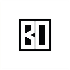 Modern Letter Combination Logo - Minimalistic Design