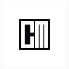 Modern Letter Combination Logo - Minimalistic Design