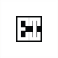 Modern Letter Combination Logo - Minimalistic Design