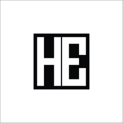 Modern Letter Combination Logo - Minimalistic Design