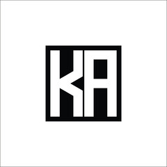 Modern Letter Combination Logo - Minimalistic Design