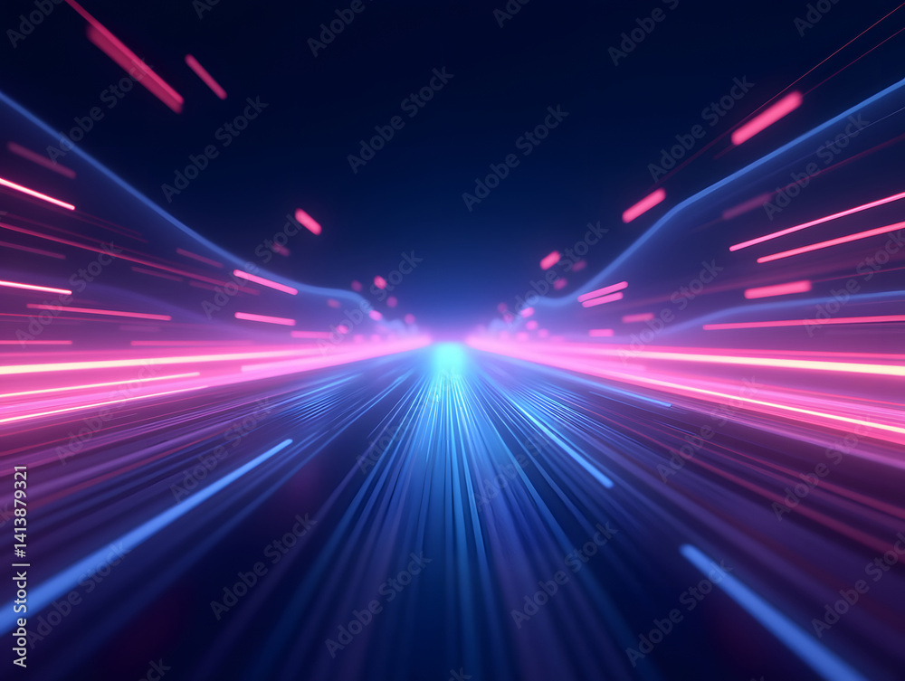 Canvas Prints high speed technology concept background, light abstract background, image of speed movement on the 
