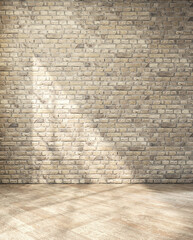 Large luxury modern bright interiors Living room mockup illustration 3D rendering image