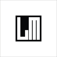 Modern Letter Combination Logo - Minimalistic Design