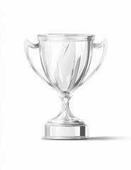Elegant Silver Trophy