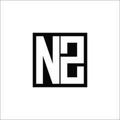 Modern Letter Combination Logo - Minimalistic Design