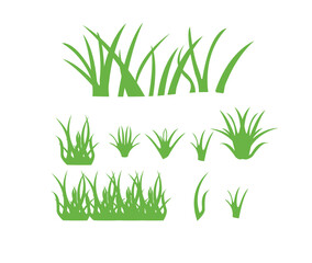 Grass Silhouette Vector Set &ndash; Lawn, Nature, and Garden Design Elements