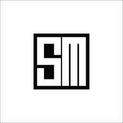 Modern Letter Combination Logo - Minimalistic Design