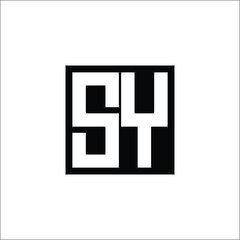 Modern Letter Combination Logo - Minimalistic Design