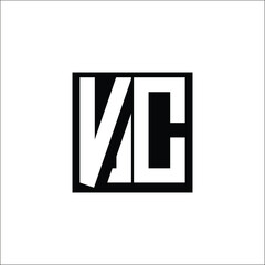 Modern Letter Combination Logo - Minimalistic Design