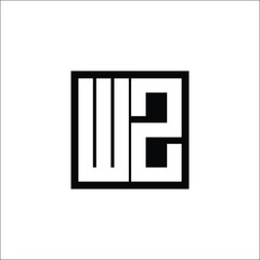 Modern Letter Combination Logo - Minimalistic Design