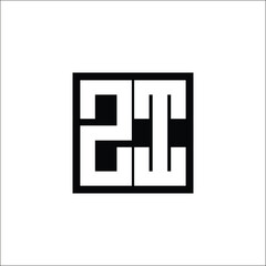 Modern Letter Combination Logo - Minimalistic Design