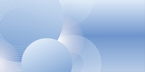 Abstract blue modern background with circle elements. Digital technology art. vector illustration