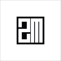 Modern Letter Combination Logo - Minimalistic Design