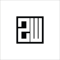 Modern Letter Combination Logo - Minimalistic Design