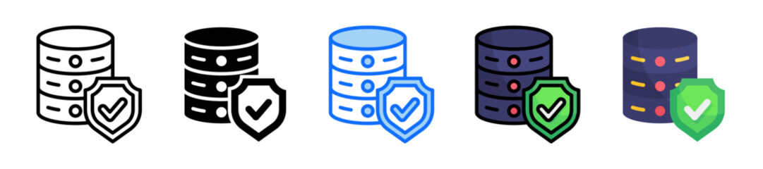 Security Icon Set Multiple Style Collection