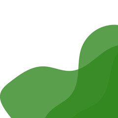 Green Wave Corner Transparant