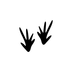 Animal footprints icon