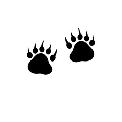 Animal footprints icon